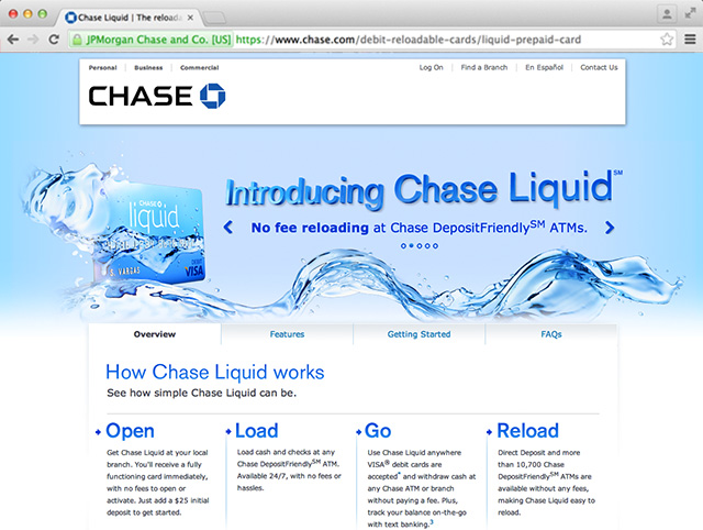 Chase Liquid Site